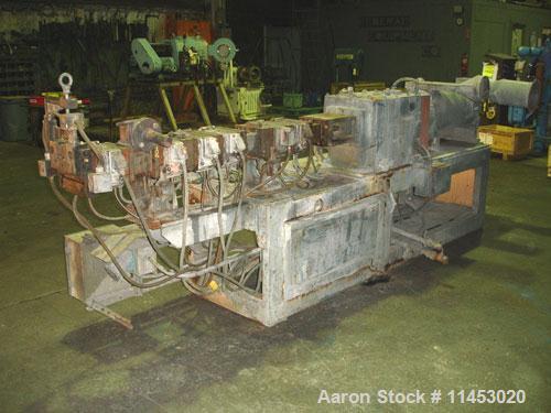 Unused-Used: Werner Pfleiderer twin screw extruder, type 25K40F-32.5E. 40 mm screws, co-rotating, 40:1 L/D, electrically hea...
