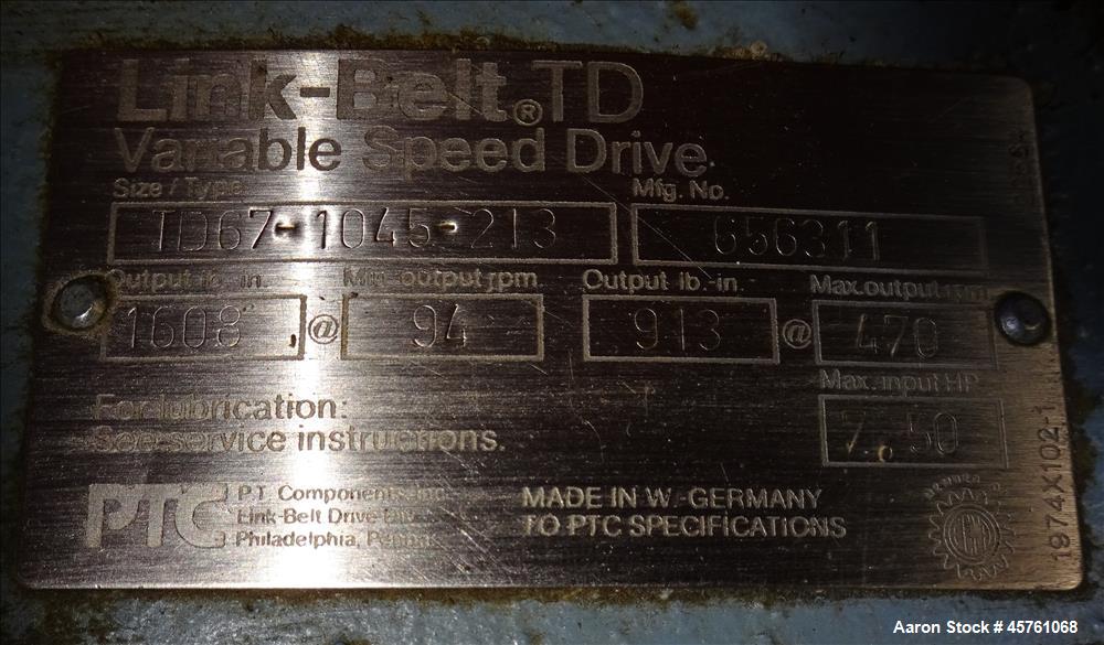 Used Werner & Pfleiderer approximate 70mm twin screw side feeder.