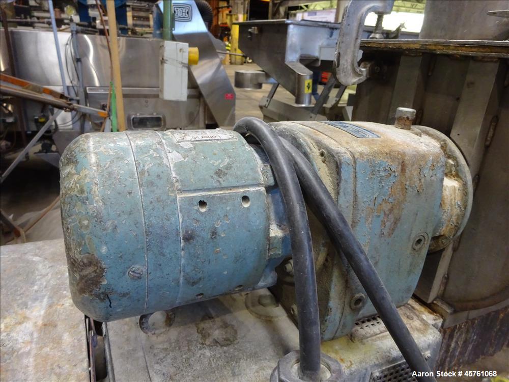 Used Werner & Pfleiderer approximate 70mm twin screw side feeder.