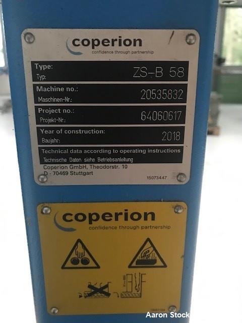 Used- Coperion Twin Screw Side Feeder
