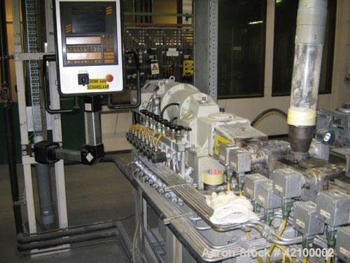 Used- Coperion Werner & Pfleiderer Lab Size Twin Screw Extruder, type ZSK30, 30 mm diameter screws, 33:1 L/D, co-rotating, 9...