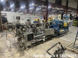 Used Coperion 58mm Mega Compounder Extrusion System | 500 HP | 5,000 LB/HR | Gala Underwater Pelletizer