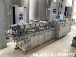 Used KraussMaffei Berstorff ZE 52-48D Twin Screw Extruder – 52.2 mm Co-Rotating Extruder, 350 kW, 1.2 TPH Capacity