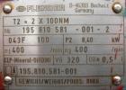 Used Krupp Werner Pfleiderer 58mm twin screw side feeder, model ZS-B58. (2) 2.2
