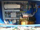 USED: APV 15MM lab size twin screw extruder, model MP2015. Co-rotating screw design. Electrically heated, water cooled barrel. Feed hopper with an accurate feeder. Driven by a 3/4 hp, 90 volt, 1725 r...