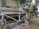 Used APV Baker Perkins 80mm Twin Screw Extruder, Model MP 2080.  DC Motor 150HP.  New PIV gearbox.  Includes; Schenck Accurate 902M Series Feeder, Steel Belt Systems Cooling Belt, Controls and Drive ...