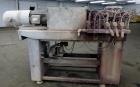 Used APV Baker Perkins 30mm Twin Screw Compounder Extruder, Model MP30. Approximate 15 to 1 L/D ratio. Co-rotating screw design. Clamshell design, 3 zone electrically heated, liquid cooled barrel. Wa...