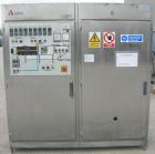 Used: APV twin screw extruder, 50mm screw diameter, model MPF50. Approximately 25:1 L/D ratio. Co-rotating screw design. 4 zone top vented electrically heated, water cooled split design barrel. (1) f...