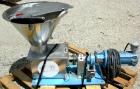Used Baker Perkins Twin Screw Extruder, 50 MM Screw Diameter, Model MP2050. Approximate 25:1 L/D ratio. Co-rotating screw design. Clamshell design, 5 zone electrically heated, water cooled barrel sec...