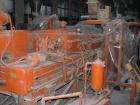 USED: Baker Perkins twin screw extruder, type MPC/V 80. 16:1 L/D,1.9