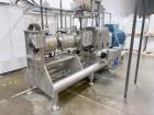 Used Baker Perkins SBX80 Co-rotating Twin Screw Extruder.