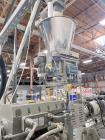 Used Baker Perkins SBX80 Co-rotating Twin Screw Extruder.