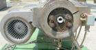 Used Berstorff 25mm Twin Screw Extruder, model ZE25. Co-rotating side by side screw design. Approximately 28 to 1 L/D ratio. 5 barrel sections, electrically heated, air cooled, 1 feed section. 46