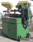 Used Berstorff 25mm Twin Screw Extruder, Model ZE25, Co-Rotating Side by Side Screw Design. Approximate 28 to 1 L/D ratio. 6 barrel sections (3) vented, electrically heated, air cooled, 1 feed sectio...