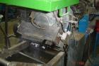 USED: Berstoff twin screw extruder, type ZE60 x 33D. 60 mm screws. 28:1 L/D, side by side, co-rotating, electrically heated, water cooled. Screw speed 400 rpm by a 142.5 hp/95 kW - 460 volt/50 cycle/...