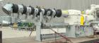 Used Berstorff Twin Screw Extrusion System consisting of: (1) Berstorff 60 mm twin screw extruder, model ZE60A35, approximate 30:1 L/D ratio, side by side co-rotating screws, (7) barrel zones, electr...
