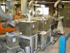 Used Berstorff Twin Screw Extrusion System consisting of: (1) Berstorff 60 mm twin screw extruder, model ZE60A35, approximate 30:1 L/D ratio, side by side co-rotating screws, (7) barrel zones, electr...
