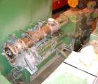 Used Berstorff twin screw extruder, model ZE60