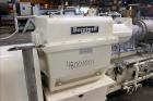 Used Berstorff 75mm Twin Screw Extruder, Model ZE75A. 4 barrel Zone electrically heated, water cooled system including pump and heat exchanger. Approximate 2.95