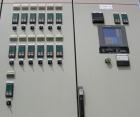 Used Berstorff Twin Screw Extruder, Model ZE90RX40D, 102 mm screw diameter. Approximate 40:1 L/D ratio. Co-rotating screw design. 7 zone electrically heated, water cooled barrel with pump, tank and h...
