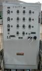 Used Berstorff Twin Screw Extruder, Model ZE90RX40D, 102 mm screw diameter. Approximate 40:1 L/D ratio. Co-rotating screw design. 7 zone electrically heated, water cooled barrel with pump, tank and h...