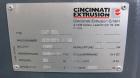 Used Cincinnati CM80 Conical Twin Screw Extruder for production of PVC Profiles