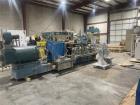 Used Coperion 58mm Mega Compounder Extrusion System | 500 HP | 5,000 LB/HR | Gala Underwater Pelletizer