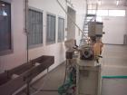 Used Dr. Collin Extrusion Line. Consists of a pilot plant continuous granulation for studies on the process of extrusion of thermoplastic compounds. Single screw extruder E45P 45 mm. Tank cooling, pe...