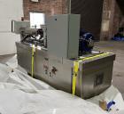 Used Entek 27mm Co-Rotating Twin Screw Extruder, Model E27MM, 48L/D, 44 to 1 L/D ratio, 45 kg/h throughput, parallel screw configuration, (11) Barrel sections electrically heated, water cooled.  Driv...