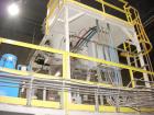 Used Entek Model EX73 Co-Rotating Twin Screw Extruder. Manufactured 2006. 73 mm screw diameter co-rotating intermeshing screws, 48:1 L/D ratio. Gearbox has a ratio of 4.09:1 and is driven by a 300 hp...