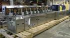 Used Entek 73 mm Co-Rotating Twin Screw Extruder, Model E-MAX 73MM 48L/D, 48 to 1 L/D ratio. (11) Barrel sections electrically heated, water cooled with system including pump, heat exchanger, and hol...