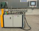 Used Farrel 26 MM Laboratory Twin Screw Extruder, Model FTX20. Co-Rotating inter-meshing side by side screw design, approximately 41’’ long. Nickel-Iron alloy clam shell design barrel, water cooled. ...