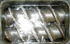 Used Farrel 37mm Co-Rotating Twin Screw Extruder, Model FTX80H. Co-rotating screw design. Approximately 40 to 1 L/D ratio. 9 barrel segments, 1 feed section, no hopper. Electrically heated, water coo...