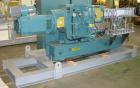 Used Krupp-Werner and Pfleiderer Mega-Compounder twin screw extruder, model ZSK-50MC. 50mm screw diameter. Co-rotating screw design. 6 barrel segments, 2 vented; 1 feed section, no hopper. Electrical...
