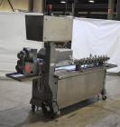 Used Leistritz Twin Screw Extruder, Model MIC 27/GG-40D. Throughput rates approximate 10 to 80 lbs/hr. 40:1 L/D. (2) Screws approximate 27mm (1