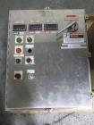 Used Leistriz Twin Screw Extruder, Model ZSE 50 GL/36D. 50 mm Screws, co-rotating, 36 to 1 L/D, (9) total barrel segments with (1) feed, (1) vented, (7) non vented segments, 300 maximum rpm, 7.38 to ...