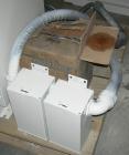 Used Maris 40 MM Twin Screw Extruder, Model TM40WW. Approximately 40:1 L/D ratio. Co-rotating screw design. 9 barrel sections measuring from the back of the feed barrel to end barrel is 62