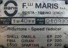 Used Maris 40 MM Twin Screw Extruder, Model TM40WW. Approximately 40:1 L/D ratio. Co-rotating screw design. 9 barrel sections measuring from the back of the feed barrel to end barrel is 62