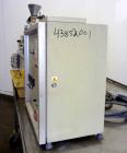 Used Prism 16mm Twin Screw Extruder, Model TSE-16. Co-rotating intermeshing side by side screw design. Approximate 15 to 1 L/D ratio. Clam shell design barrel. Water cooled feed section. Electrically...