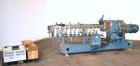 Used Werner Pfleiderer 40mm Twin Screw Extruder, Type ZSK-40. Co-rotating intermeshing side by side screw design. Approximate 40 to 1 L/D ratio. (11) Barrel sections, (1) feed section. Water cooled b...