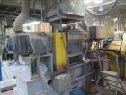 Used Werner & Pfleiderer 58mm Twin Screw Extruder, Model ZSK-58, Serial # 180913.  75 HP DC motor.  Includes:  North American Process Cooling Belt, 902M series feeder, long barrel.  Controls and Driv...