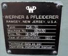 Used Werner & Pfleiderer Twin Screw Extruder Model ZSK-70