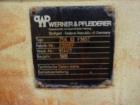 Used Werner & Pfleiderer ZSK 92 F385E Twin Screw Extruder. 32:1 L/D. Co-rotating, 8 housing sections, electrically heated, water cooled. Max screw speed is 300 rpm via a gearbox by a 447 hp/298Kw-144...