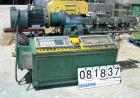 USED: Werner Pfleiderer lab size twin screw extruder. 30 mm screw diameter, model ZSK30M0/2P. Approx 30:1 L/D ratio. Co-rotating screw design. 9 zone electrically heated, water cooled barrel. Driven ...