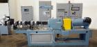 Used Werner & Pfleiderer 40mm Twin Screw Extruder, Type ZSK40F-32.5E. Approximate 40 to 1 L/D ratio. Co-Rotating intermeshing side by side screw design. 10 Barrel sections, with (1) feed section, (1)...
