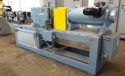 Used Werner & Pfleiderer 40mm Twin Screw Extruder, Type ZSK40F-32.5E. Approximate 40 to 1 L/D ratio. Co-Rotating intermeshing side by side screw design. 10 Barrel sections, with (1) feed section, (1)...