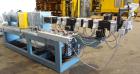 Used Werner & Pfleiderer 40mm Twin Screw Extruder, Type ZSK40F-32.5E. Approximate 40 to 1 L/D ratio. Co-Rotating intermeshing side by side screw design. 10 Barrel sections, with (1) feed section, (1)...