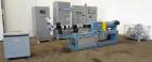 Used Werner & Pfleiderer 40mm Twin Screw Extruder, Type ZSK40F-32.5E. Approximate 40 to 1 L/D ratio. Co-Rotating intermeshing side by side screw design. 10 Barrel sections, with (1) feed section, (1)...