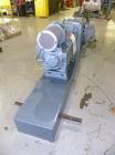 Used Werner Pfleiderer 57mm Twin Screw Extruder, Type ZSK57. Co-Rotating intermeshing side by side screw design. 7 Barrel sections, (1) feed section, no hopper, electrically heated, water cooled (no ...