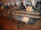 Used Werner Pfleiderer 57mm Twin Screw Extruder, Type ZSK57. Co-Rotating intermeshing side by side screw design. 7 Barrel sections, (1) feed section, no hopper, electrically heated, water cooled (no ...